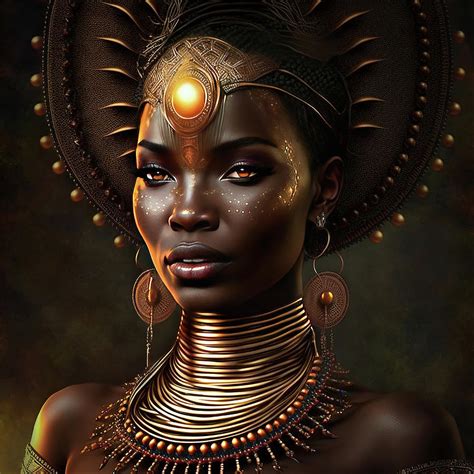 Oshun Goddess Of Divinity Feminity Beauty And Love Digital Art By