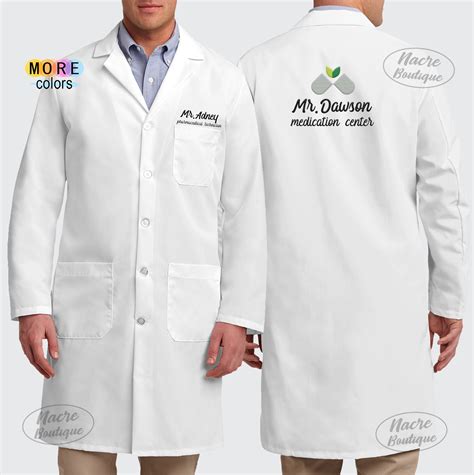 Custom Lab Coat Embroidered Medical Lab Coat Personalized Etsy Australia