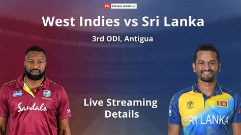 Despite missing some key players. West Indies vs Sri Lanka 2021, 3rd ODI: When And Where To Watch, Live Streaming Details