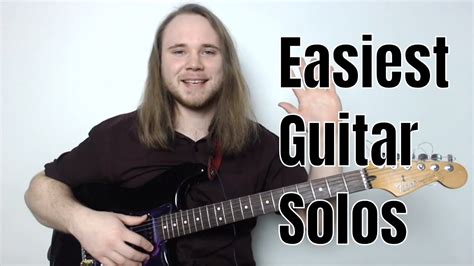 Easy Guitar Solos For Beginners Electric With Tabs Youtube