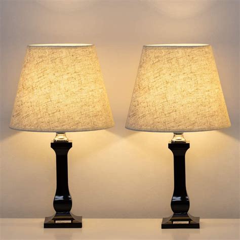 Bedside Table Lamps Modern Nightstand Lamps Set Of 2 Simple Desk