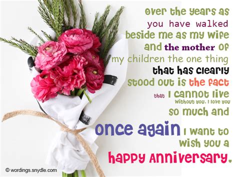 Wedding Anniversary Messages Wishes And Wordings Wordings And Messages
