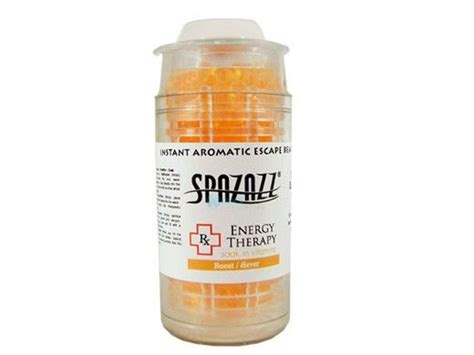 spazazz rx therapy energy therapy instant aromatic spa beads boost 0 5oz 375