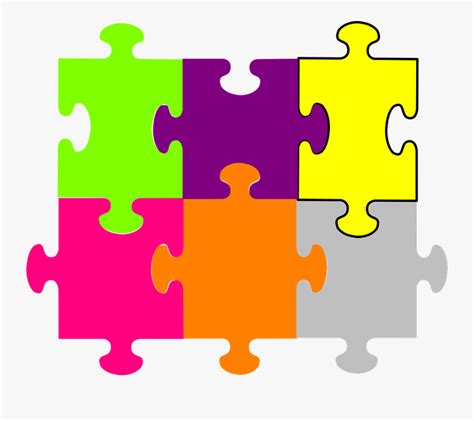 Puzzle Pieces Fit Together Jigsaw Solve Colorful Jigsaw Puzzle 6