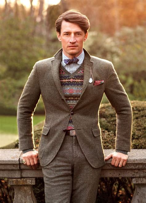 Love The Wool Glen Plaid Suit And The Sweater Combo Striped Long Sleeve Shirt Long Sleeve