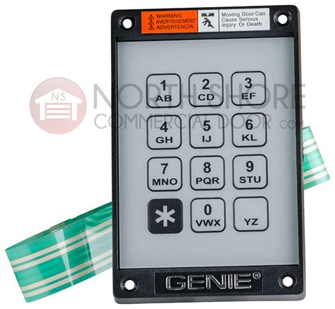 Genie Wired Keypad Replacement Numeric Pad & Ribbon 22152T ...