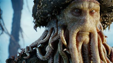 bill nighy as davy jones in pirates of the caribbean dead man s chest