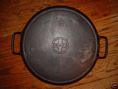 Rare 20 Inch Griswold Cast Iron Skilletpan 20 Nr 19347563