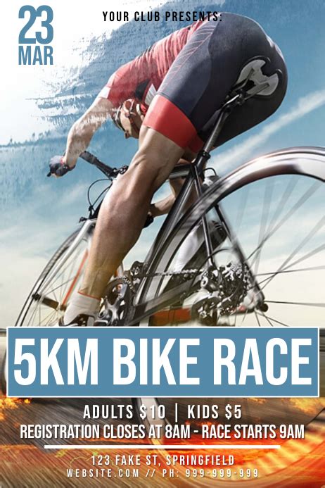 Copy Of Bike Race Poster Postermywall