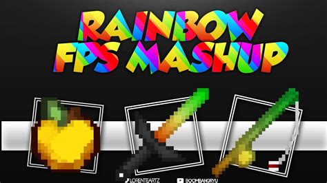 Minecraft Pvp Resource Pack Rainbow Fps Mashup Uhckohi Youtube