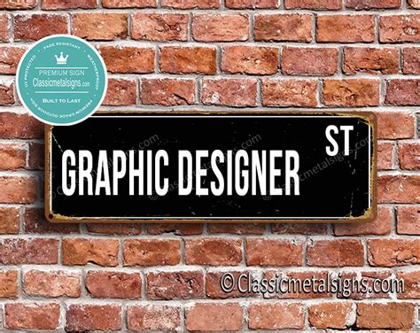 Graphic Designer Street Sign T Check Out T Ideas On