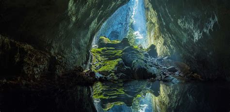 Wallpaper Nature Cave Rocks Hang Son Doong Asia Vietnam Water