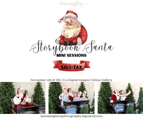 Storybook Santa Mini Sessions 2023 Laura Singleton Photography