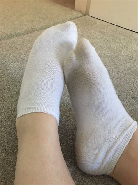 olivia on twitter these white trainer socks are up for grabs for £12 worn for 24 hours