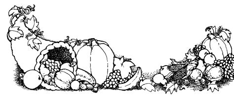 Thanksgiving Clipart Black And White Free Clipground