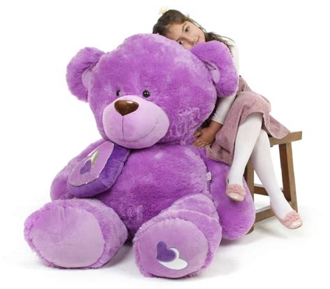 Sewsie Big Love 47 Lavender Valentine Teddy Bear Giant Teddy Bears