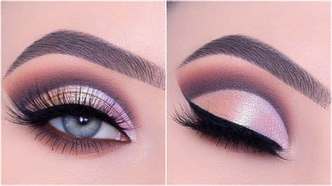 How To Glam Cut Crease Tutorial Abh Cosmos Palette Youtube
