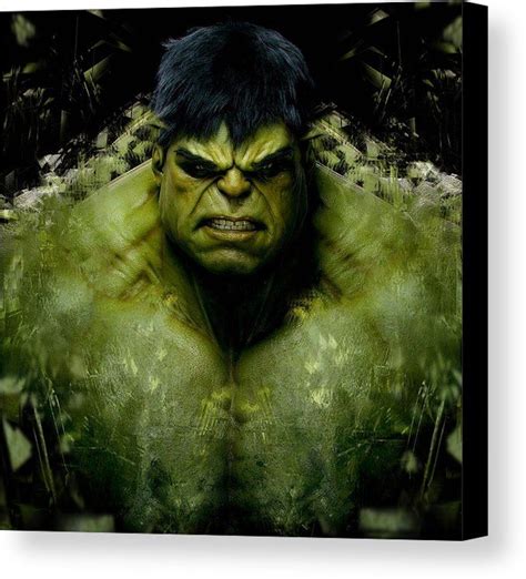 The Incredible Hulk Canvas Print Canvas Art By Love Art Hulk Canvas