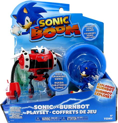 Sonic The Hedgehog Sonic Boom Sonic Vs Burnbot Playset Action Figure 2