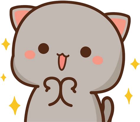 Cute Anime Cat Cute Cat Illustration Milk And Mocha Chibi Cat Cute