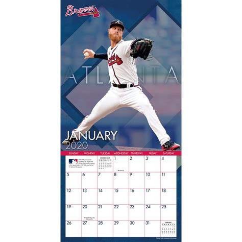 Atlanta Braves Wall Calendar 2025
