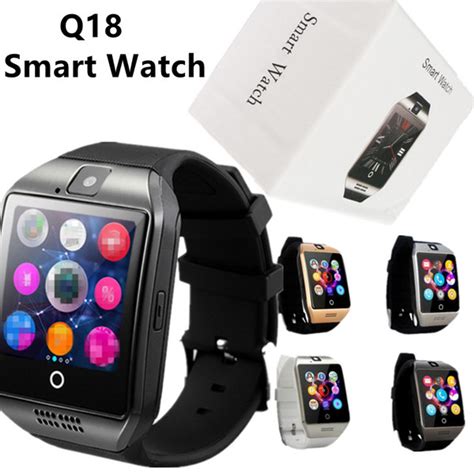 Q18 Smart Watch Bluetooth Smart Watches For Android Cellphones Support