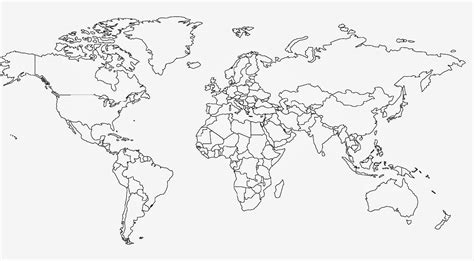 Mapas Del Mundo Para Imprimir Colorear A Heidi