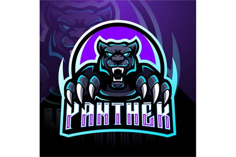 Panther Esport Mascot Logo Design By Visink