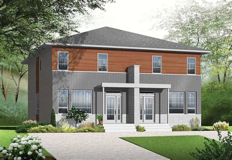 Consider our collection of narrow lot house plans as a purposeful solution to challenging living spaces and modest property lots. Plan 22327DR: Narrow Lot Multi-Family Home Plan | Family ...