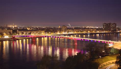 Filenovi Sad Petrovaradin Noční Pohled Na Varadinski Most