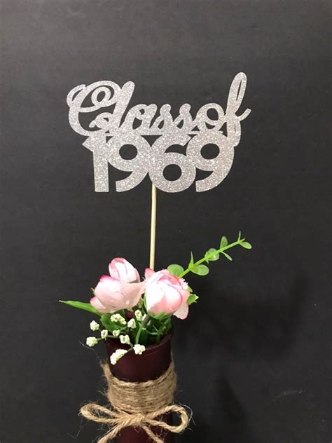 Class Of 1969 Class Reunion Centerpiece 50 Years Class Anniversary