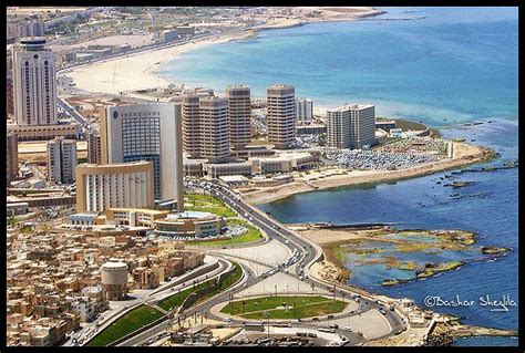 Tripoli City Libya Libya Tripoli Aerial View