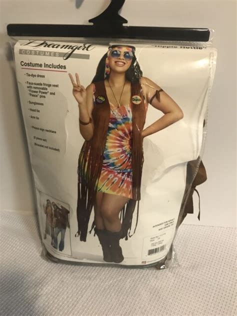 Dreamgirl Womens 1960s Tie Dyed Hippie Hottie Costume 3xl Ebay