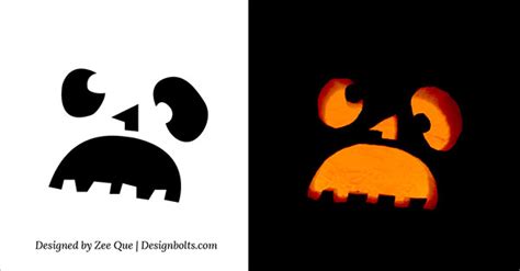10 Cute Funny Cool And Easy Halloween Pumpkin Carving Patterns