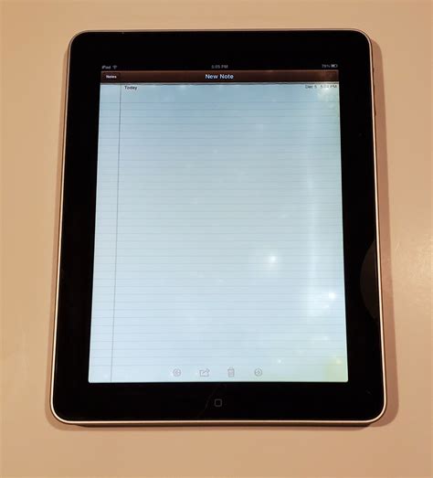 Apple Ipad A1219 1st Generation 16gb Wi Fi 97in Black Screen