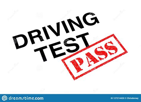 driving test banner with driver license and car cartoon vector 231506317