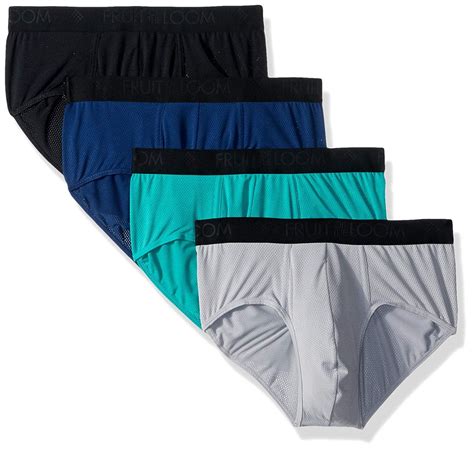 Fruit Of The Loom Mens 4pk Breathable Lightweight Micro Mesh Brief