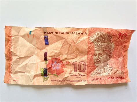 Berapa Nilai Duit Kertas Ringgit Malaysia Yang Rosak Dan ...