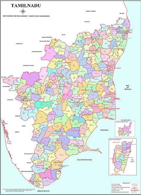 Clickable map of tamil nadu showing districts roads with boundaries. Tamilnadu Assembly Election 2011 Results,Winners List District Wise