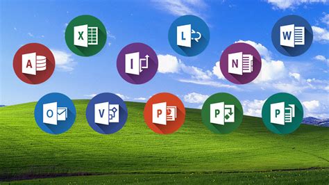 Microsoft Office 2013 Long Shadow Icons By Puthin On Deviantart