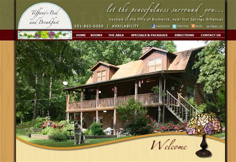 Hot Springs Arkansas Bed And Breakfast Books More With New Site Design