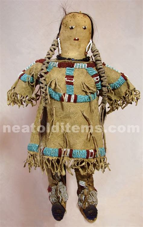 19th Century Plains Indian Doll Indian Dolls Native American Artifacts Native American Dolls