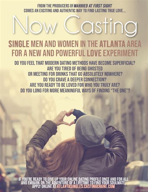 Casting Singles In Atlanta For New Dating Reality Show Auditions Free