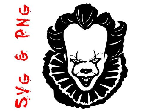 Pennywise Svg Horror Movie Characters Svg Cut File Etsy Israel