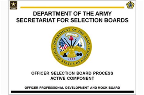 Human Resources Command Makes Officer Selection Board Training Mock
