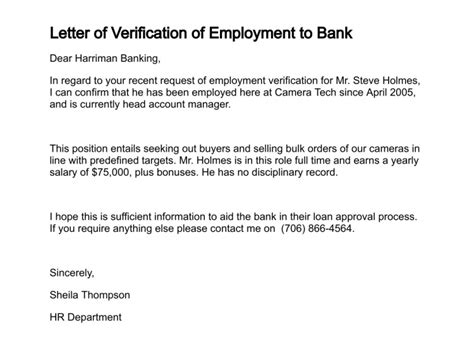 You can follow a simple business letter writing format. Confirmation Of Employment Letter For Bank - task list templates
