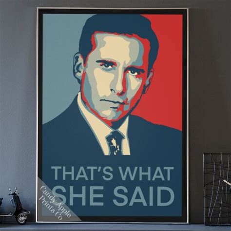 Michael Scott Poster Quote Print Ts Wall Art The Office Etsy