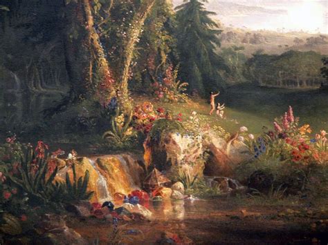 Adam And Eve Garden Of Eden Painting