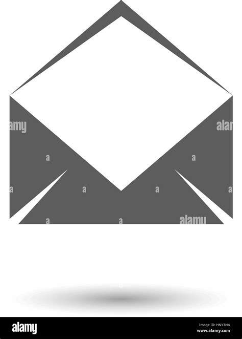 Vector Envelope Mail Icon Isolated On White Background Flat Design