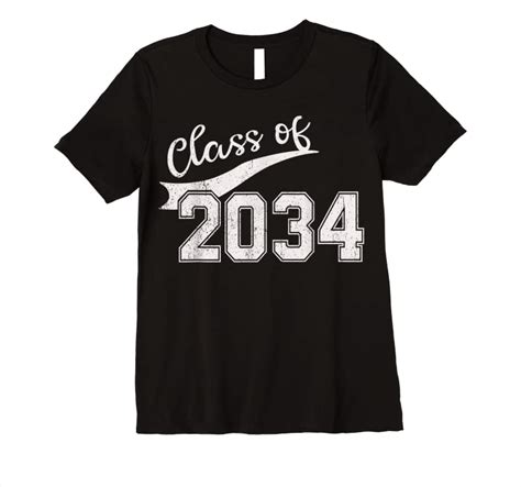 Shop Class Of 2034 Grow With Me Graduation First Day Of School T Shirts